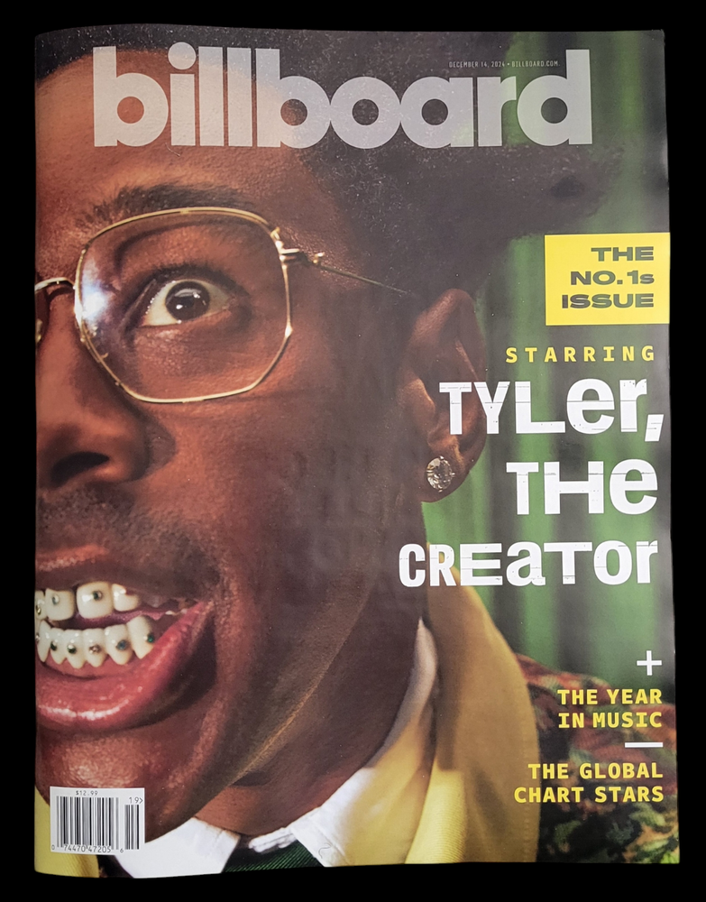 TYLER THE CREATOR Billboard Magazine Dec 14, 2024 NO. 1s ISSUE Dua Lipa HOZIER
