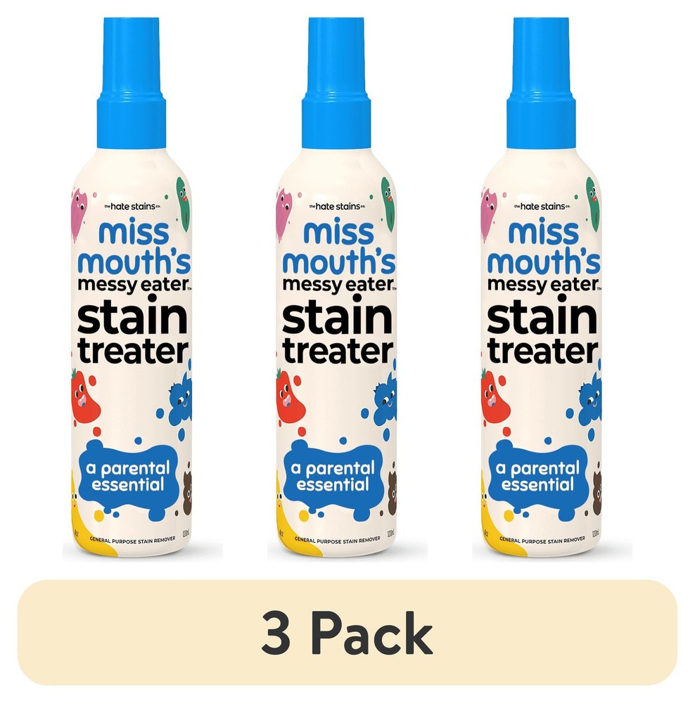 3-Pack Miss Mouths Messy Eater Stain Remover Spray 4oz