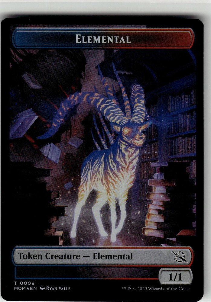 ELEMENTAL (0009) // KNIGHT DOUBLE March of the Machine FOIL #9//10 MOM(NM+)(MTG)-image