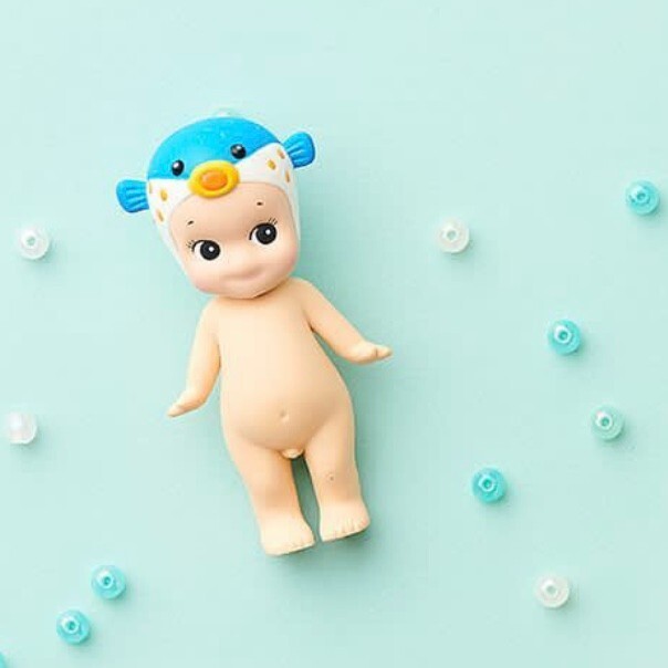 Sonny Angel Marine Series Blowfish Mini Figure Designer Collectible Toy  