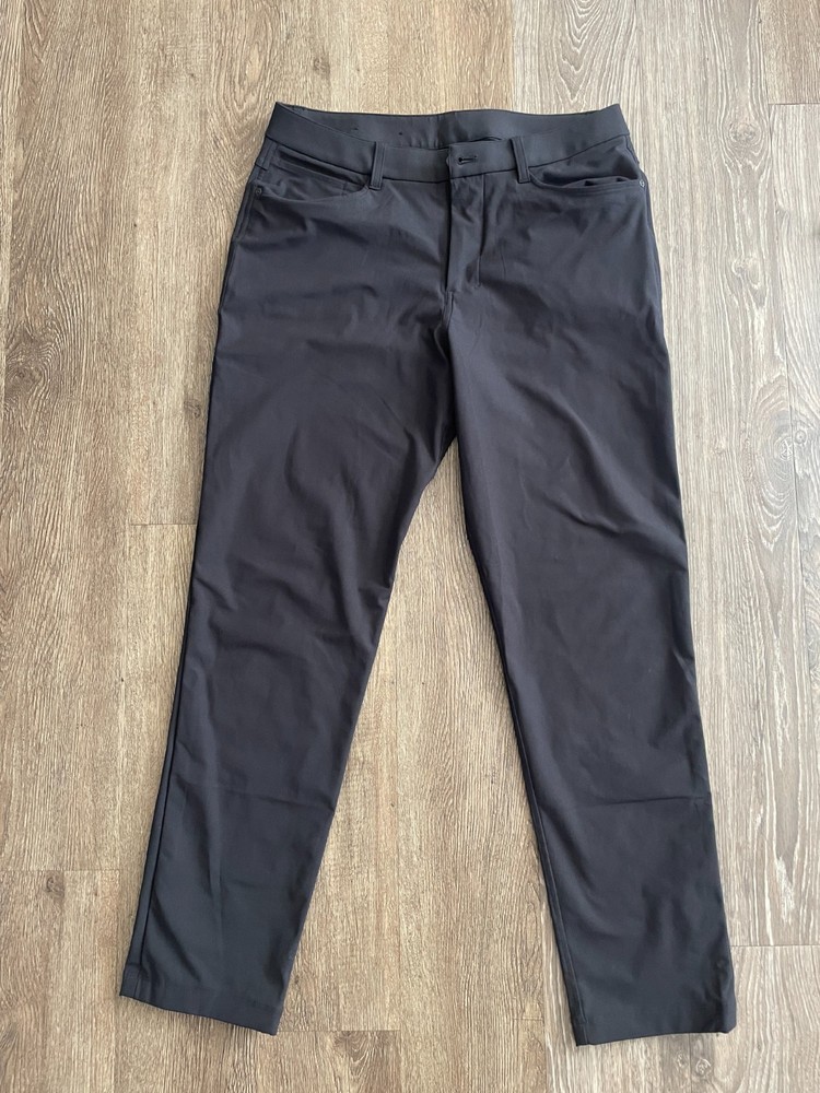 Lululemon ABC Pant Slim Fit Warpstreme 5-Pocket Black Men’s Size 32x28