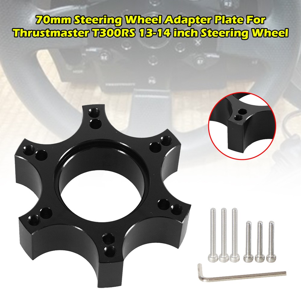 For Thrustmaster T300RS Steering Wheel Adapter Plate 70mm Race Game Modification