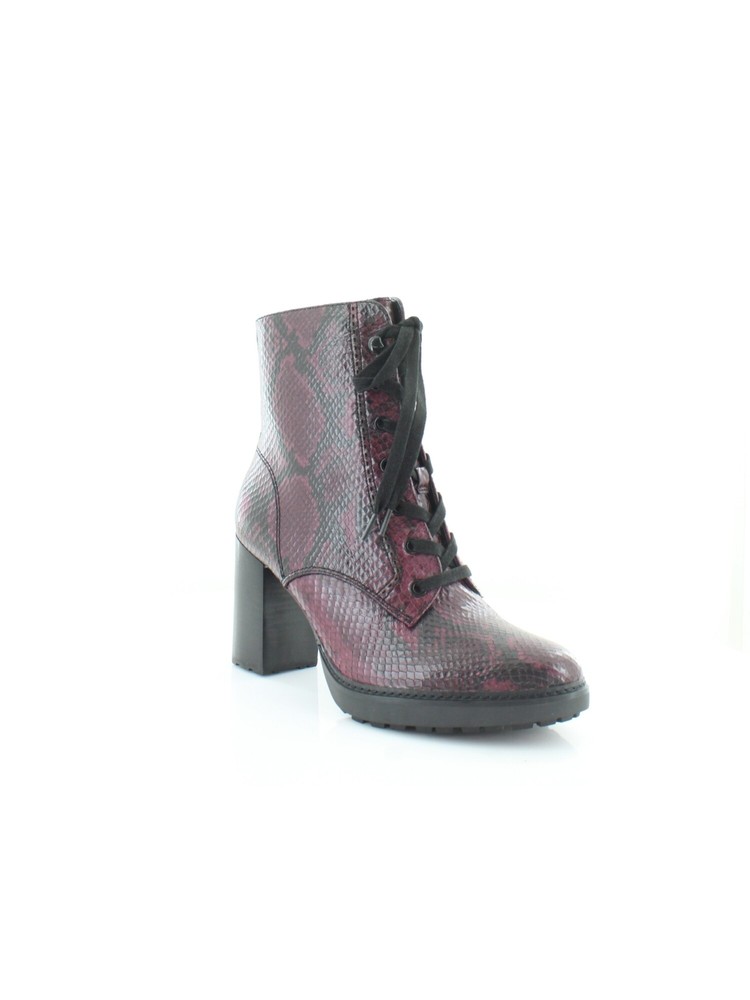 NATURALIZER Womens Burgundy Snake 1