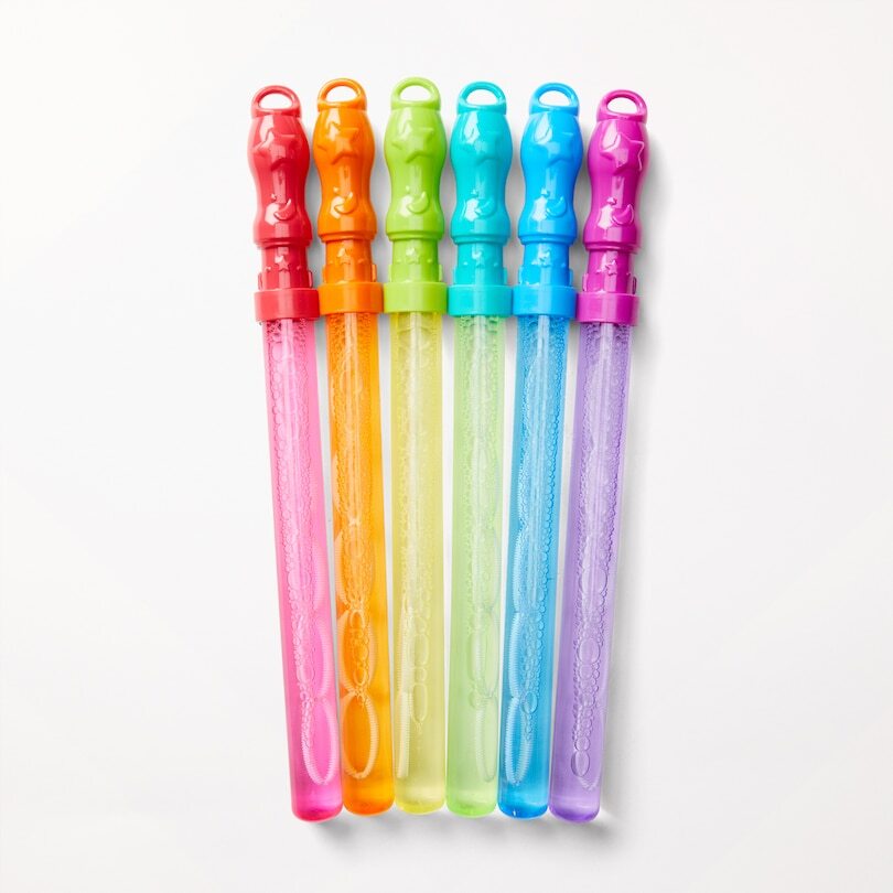 Wonder Co. 6-Piece Bubble Wand Set for Outdoor Fun