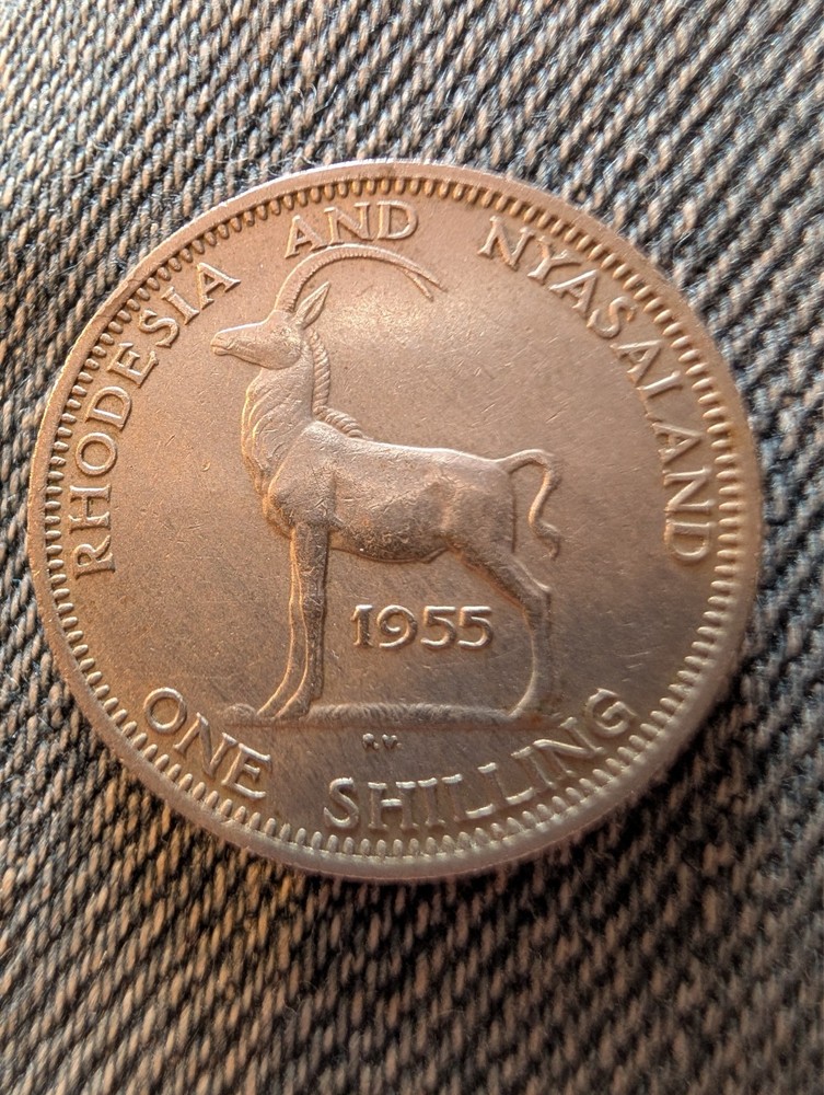 Rare Rhodesia Unlisted Shilling. Please Read detail