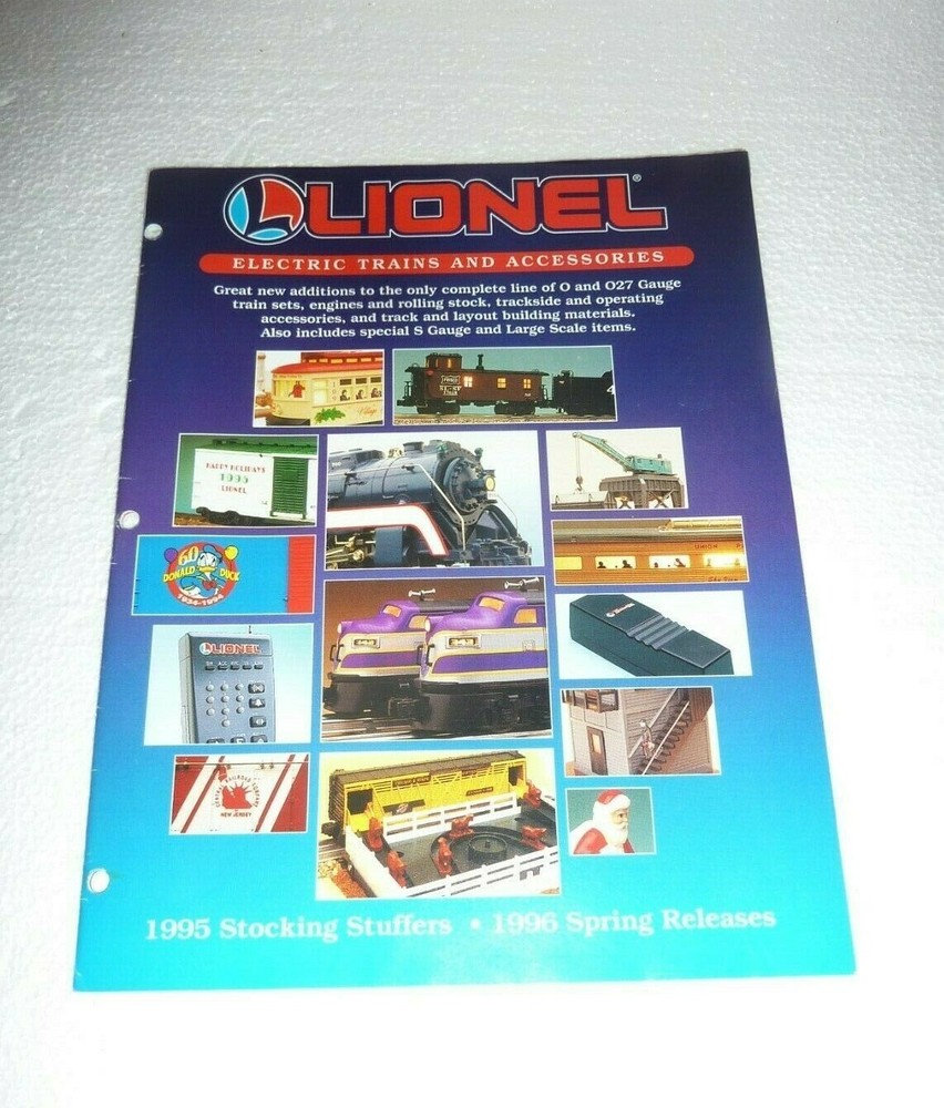 1995-96 Stocking Stuffers Spring  Lionel Electric Train & Accessories Catalog