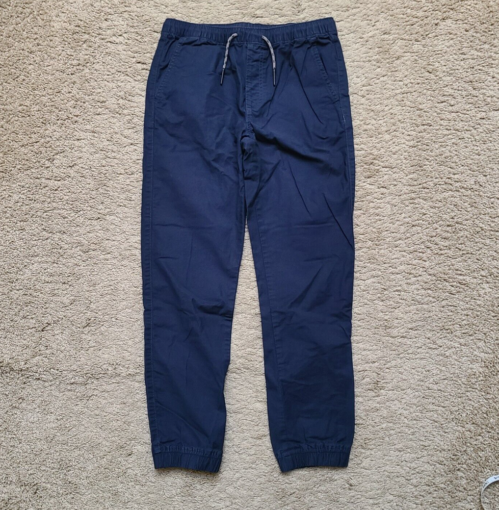 Gap Kids Size XXL Everyday Jogger Pants Navy Blue Pockets Drawstring Waist