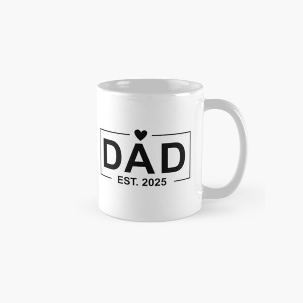Dad Est. 2025 Father's Day Mug - Family Gift Idea