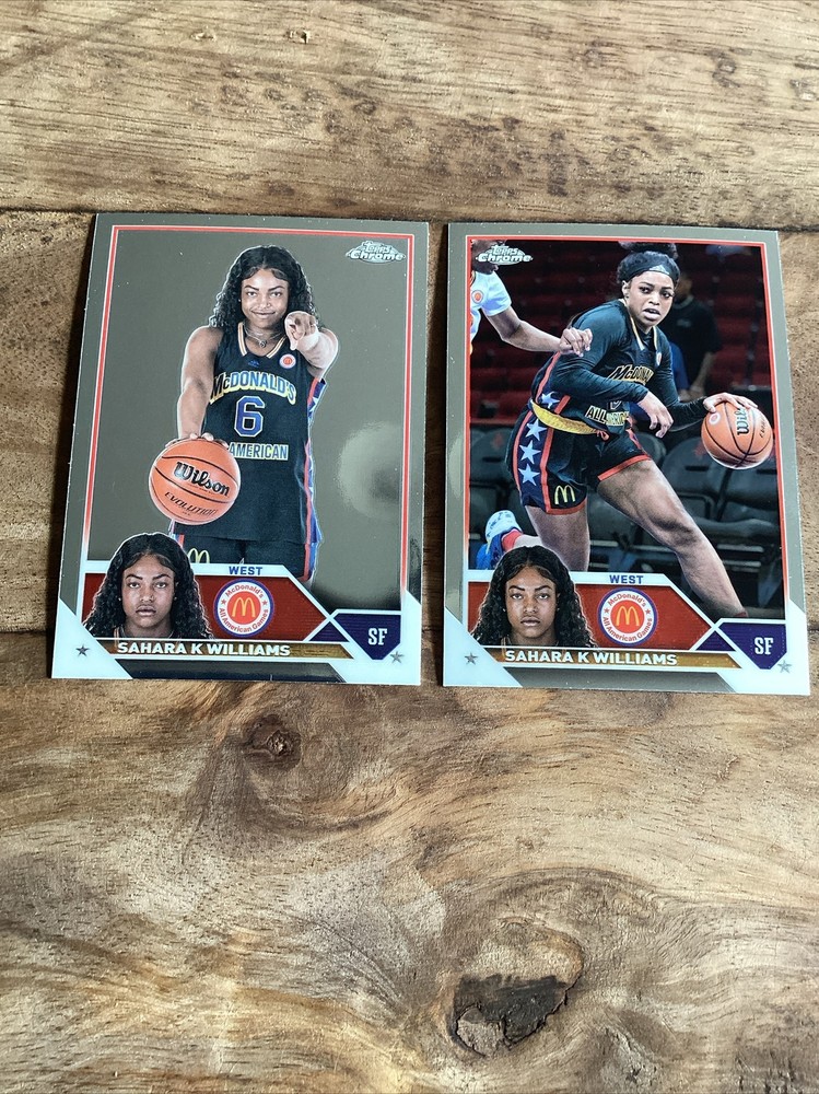 Sahara K Williams 2023 Topps Chrome McDonald's All-American #48 #96
