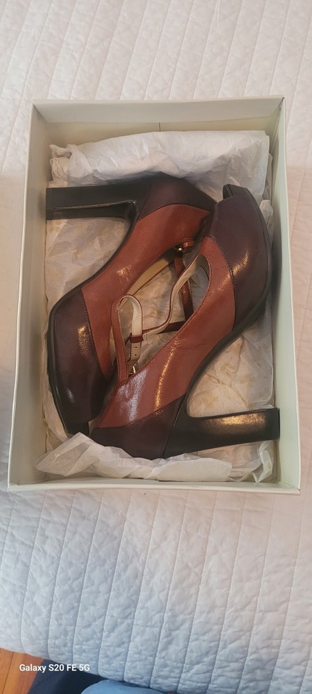 NATURALIZER Womens Brown Raquel Leather Slingback Sandals Size 7