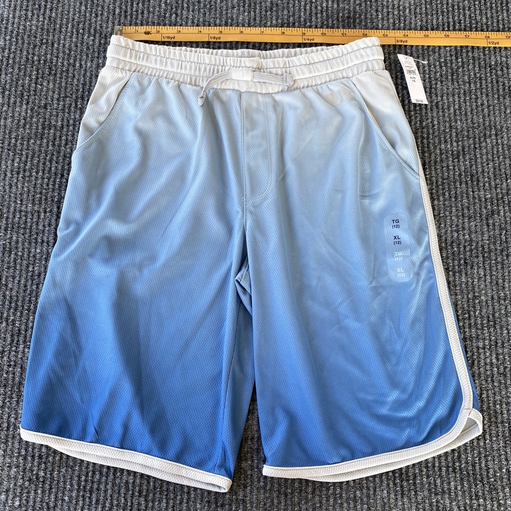 Gap Kids Gapfit Shorts Boys XL Blue Grey Basketball