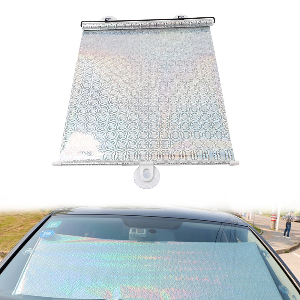 Car Retractable Auto Side Window Baby Sun Shade Shield Cover Roll Curtain Visor