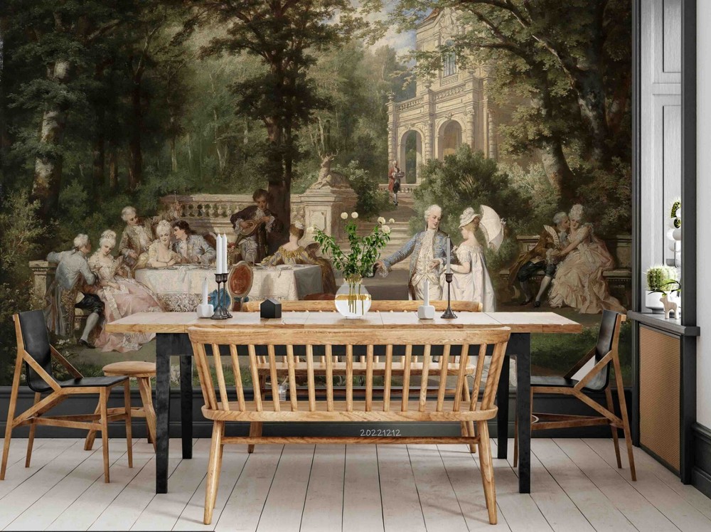 3D European Landscape Oil Painting Wall Murals Wallpaper Murals Wall Sticker