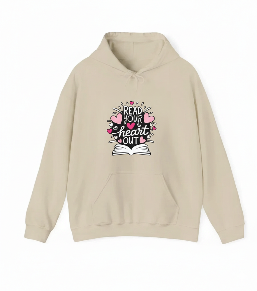 Read Your Heart Out Valentine's Day Teacher Design Unisex Hooded Sweatshirt
