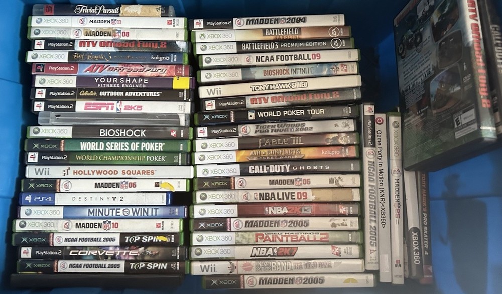 Video Game Lot, Xbox, PlayStation, Wii, HUGE LOT 87 Games, READ DESCRIPTION
