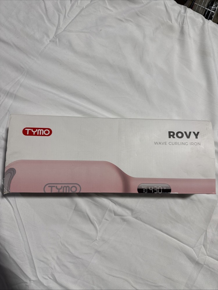 TYMO ROVY Wave Curling Iron - Hair Crimper Waver - Pink - Open Box New