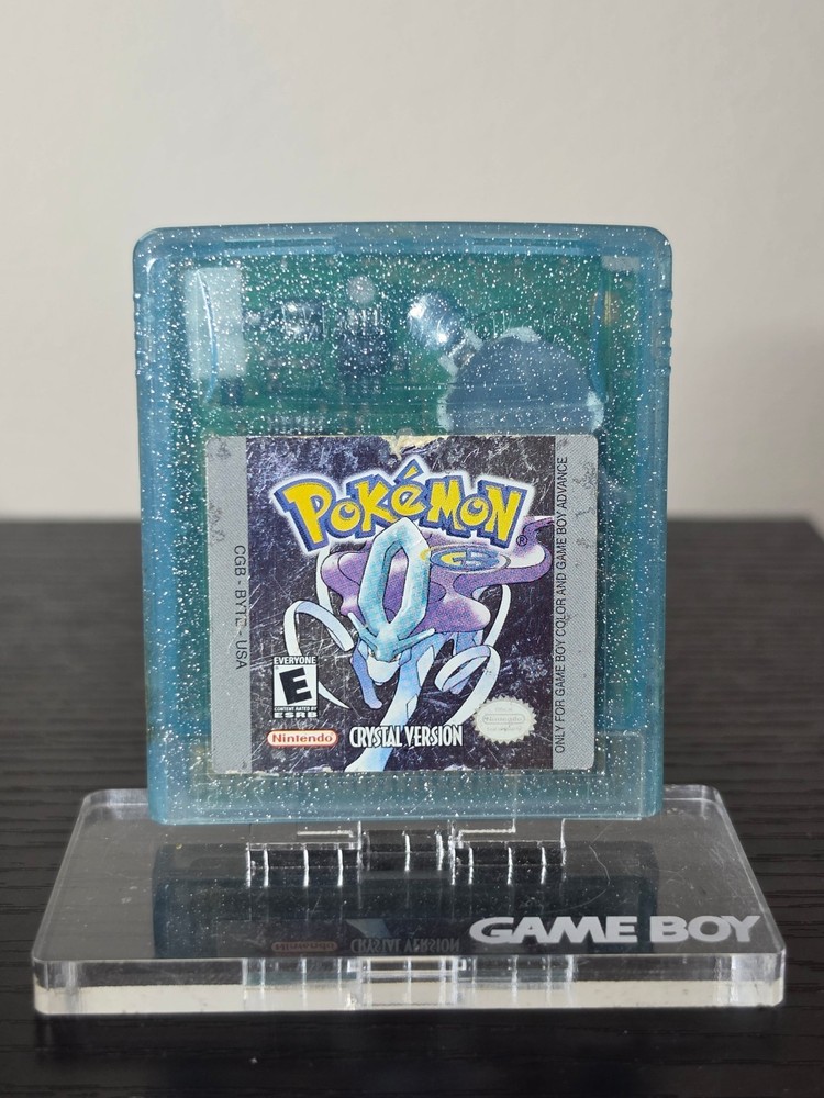 Pokemon: Crystal Version (Game Boy Color, 2001) - Authentic, new battery, works!