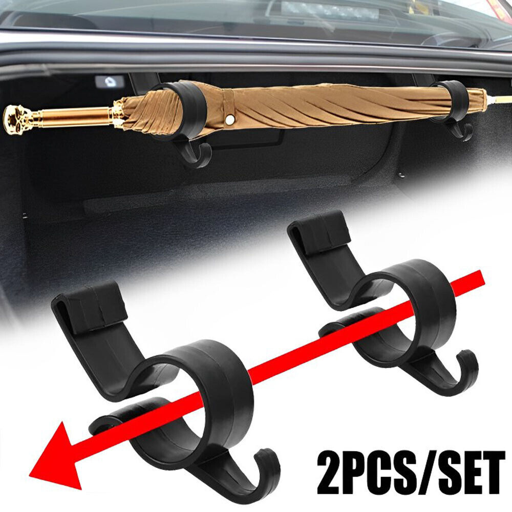 Car Trunk Umbrella Hook Holder Organizer Hanger Clip Fastener Auto Accessories