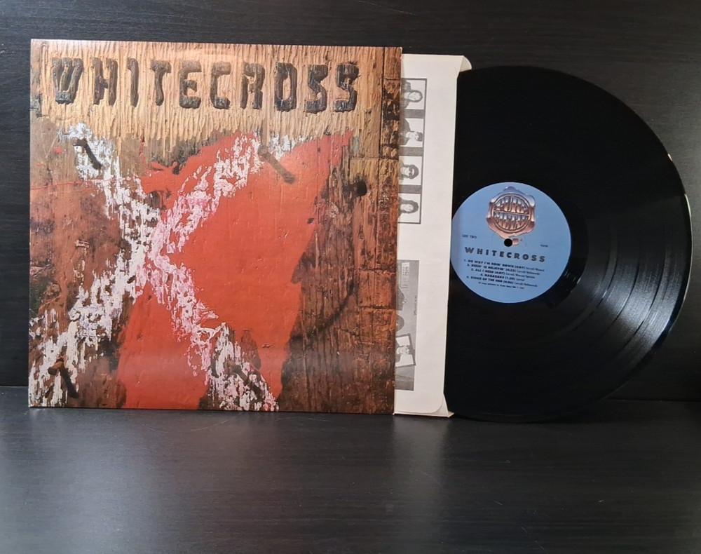 Whitecross Self Titled Vinyl LP Original 1987 Pure Metal Christian Heavy Rock