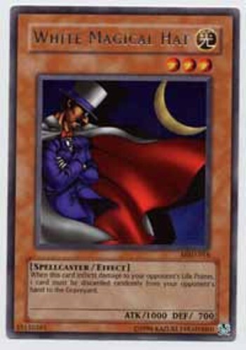 White Magical Hat MRD-016 Rare Unlimited Heavily Played