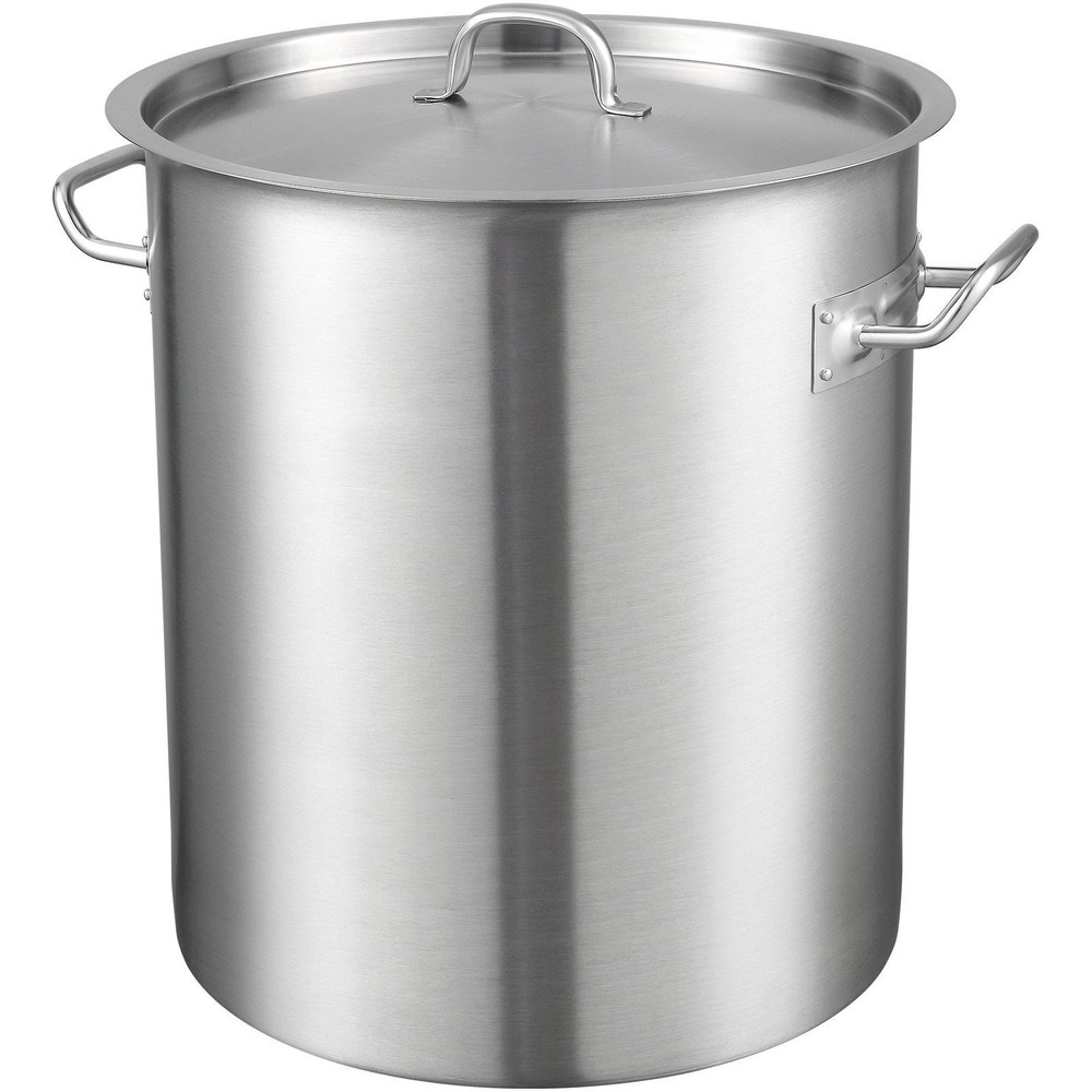 Stainless Steel Stockpot 42 Quart Cooking Pot w/Lid&Handle Cookware Sauce Pot