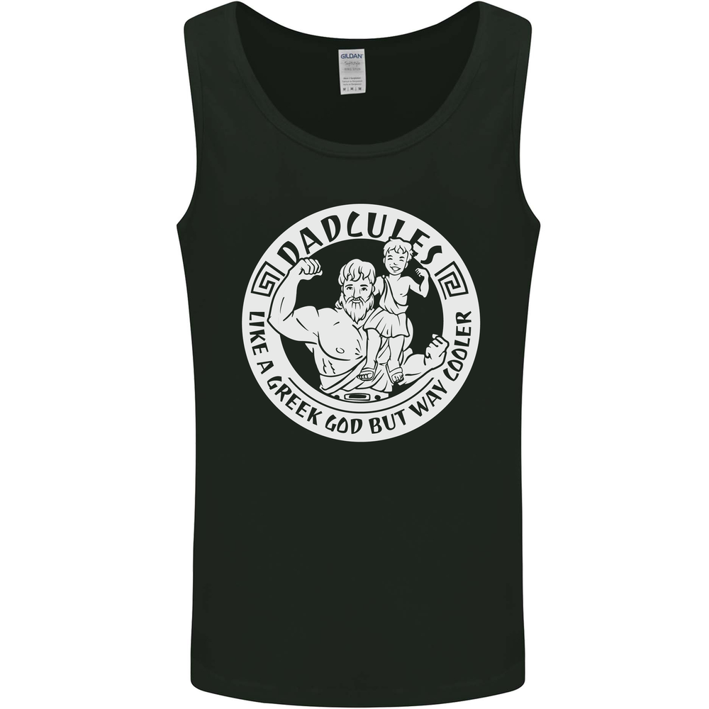 Dadcules Funny Fathers Day Gym Bodybuilding Mens Vest Tank Top