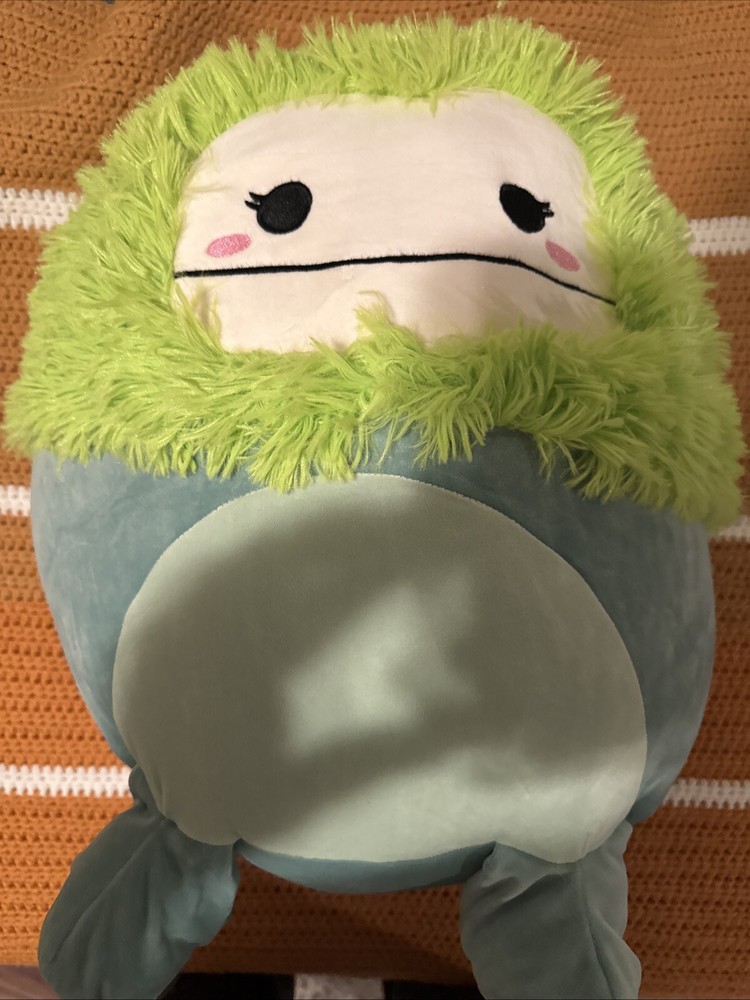 Squishmallows Kellytoy 12-Inch Select Series Bren the Bigfoot St. Patrick's Day