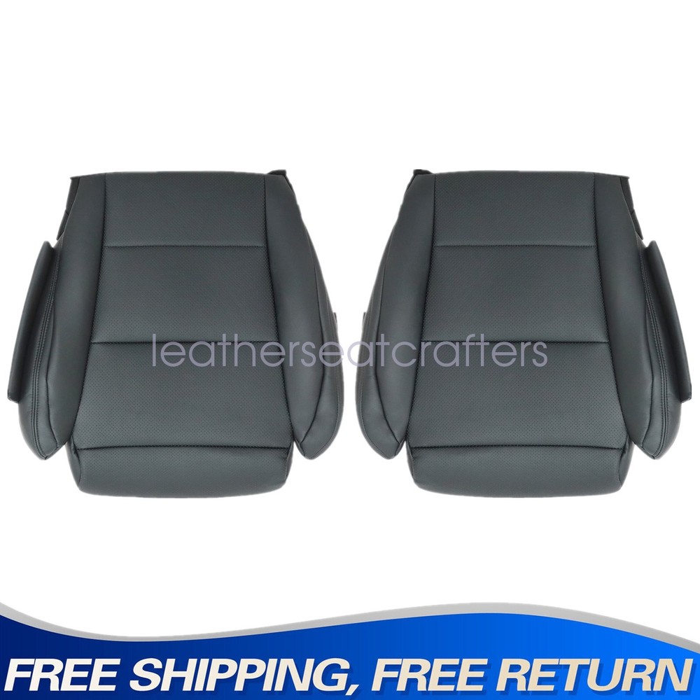 For 2013-2020 Lexus GS350 Both Side Bottom Replacement Leather Seat Cover Black