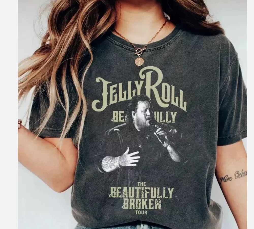 Jelly Roll 2024 Concert Shirt, The Beautifully Broken 2024 Tour t Shirt