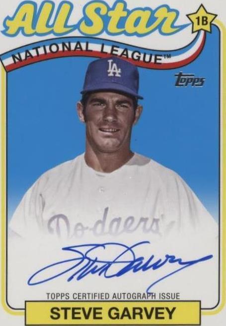 2024 Topps Series 2 - 1989 Topps Baseball All-Star Autographs #89ASA-SGA Steve Garvey (AU)