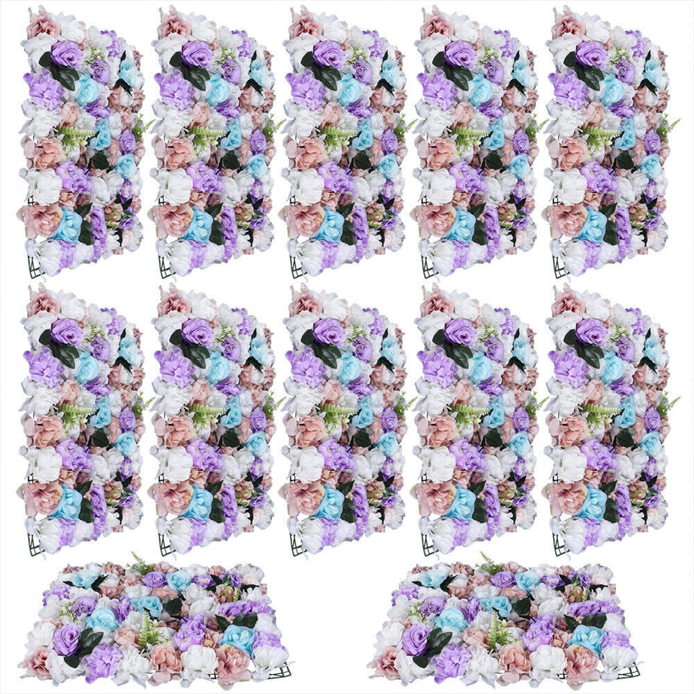 12 Pcs Flower Wall Panel for Flower Wall Backdrop Wedding Party Background Venue