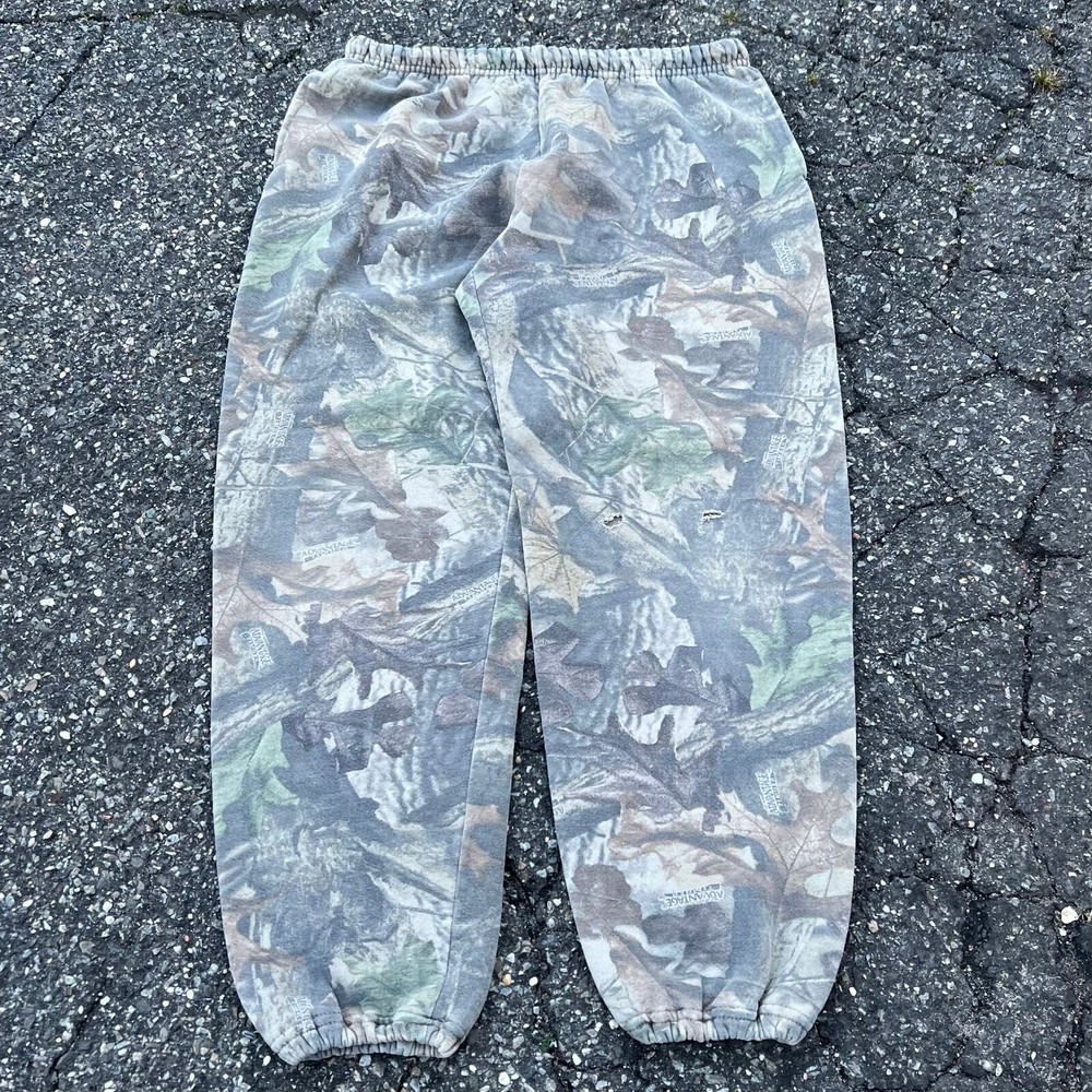 Vintage realtree camo jerzees essential blank cotton sweatpants