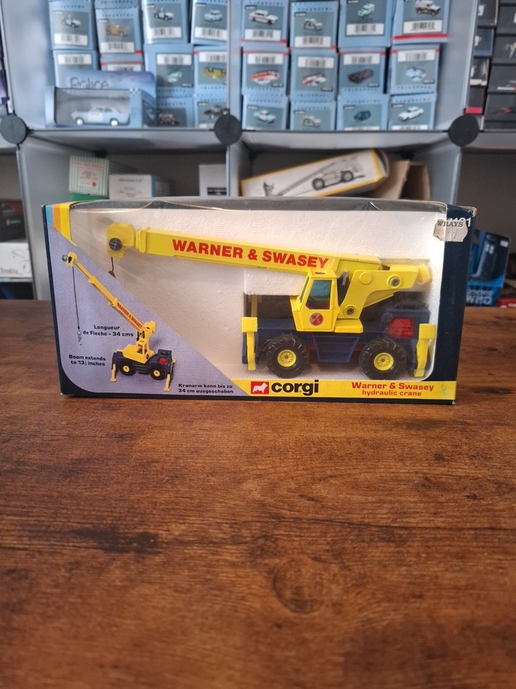 Corgi 1101 Warner & Swasey 4418 Hydraulic Crane Boxed