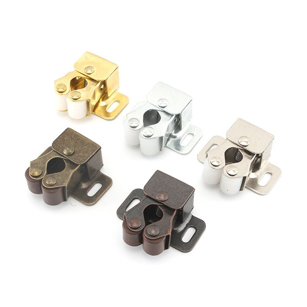 DOUBLE ROLLER CATCH Cupboard Cabinet Door Close Latch Gripper Lock Caravan Boat