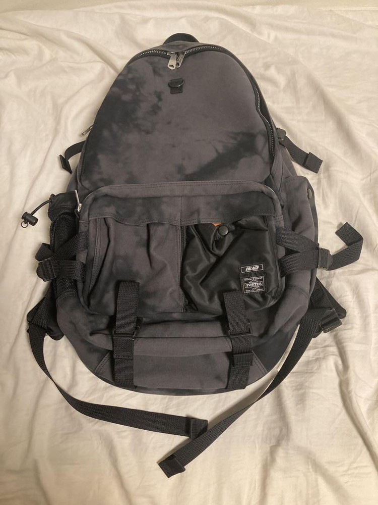 Palace Porter Field Pack 26 Black Wave Dye Backpack 26L