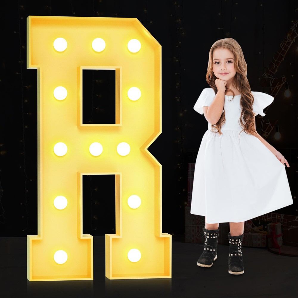 4FT Marquee Letters,Marquee Letters 4 feet tall for Party Decorations Anniver...