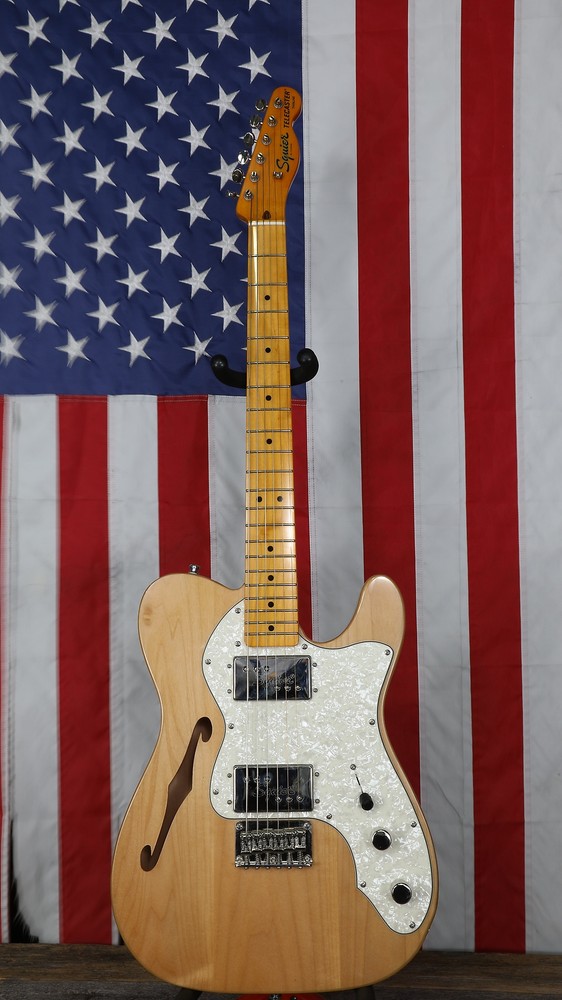 Squier Classic Vibe 70s Telecaster Thinline Natural Electric Guitar