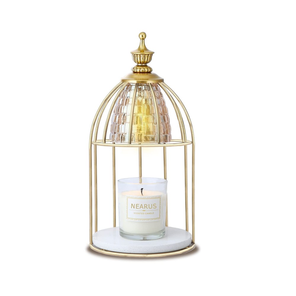 Candle Warmer Lamp, Auto Shut Off and Brightness Heat Level Control with Time...