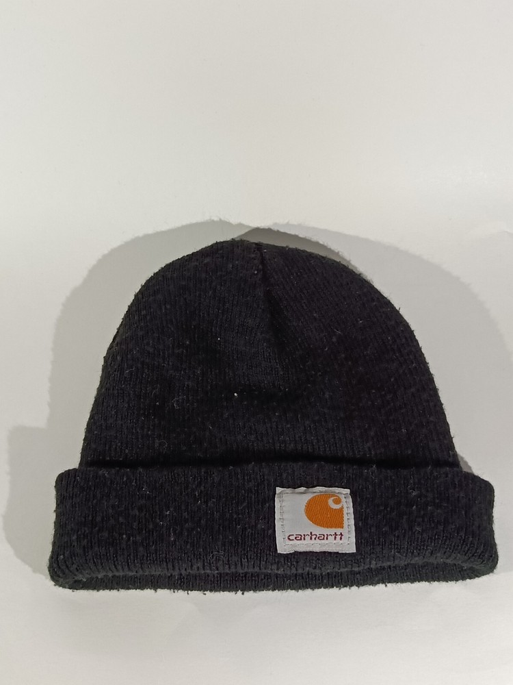 Carhartt Black Cuffed Knit Beanie One Size Fits All