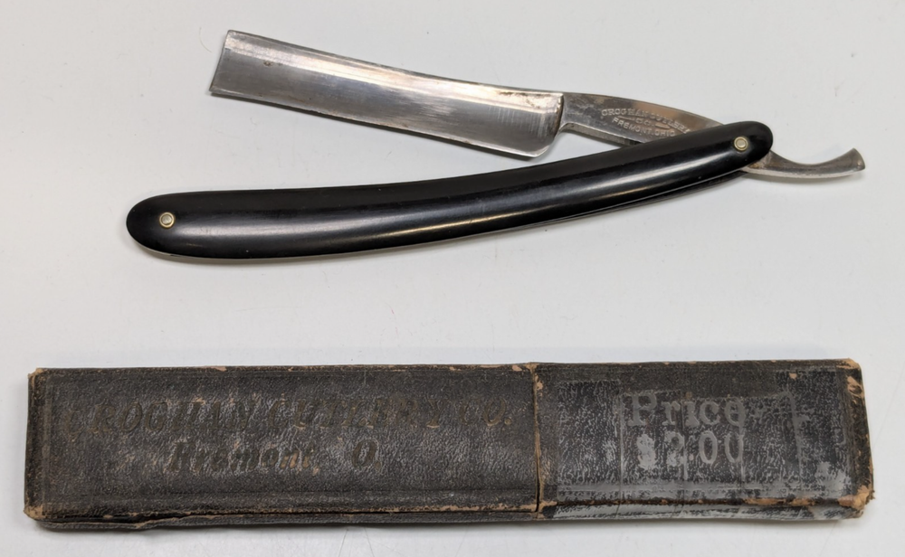 Vintage Croghan Cutlery Straight Razor in Original Box