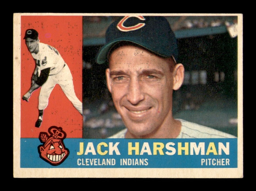 1960 Topps #112 Jack Harsman EX-MT Condition OBGcards Baseball Vintage