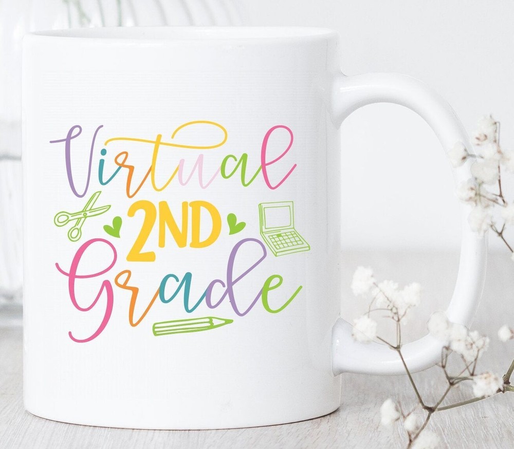 2nd Grade Virtual Class Mug Second Grade Online Class Online Teaching Mug