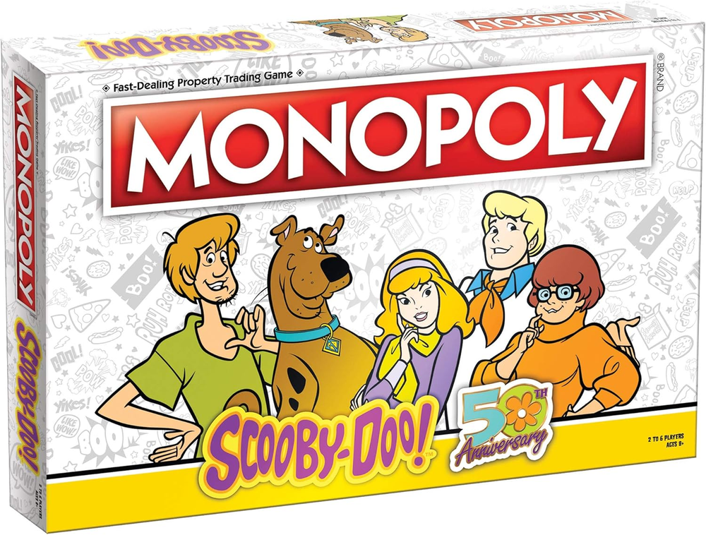 Scooby-Doo Monopoly Board Game Official Mystery Edition