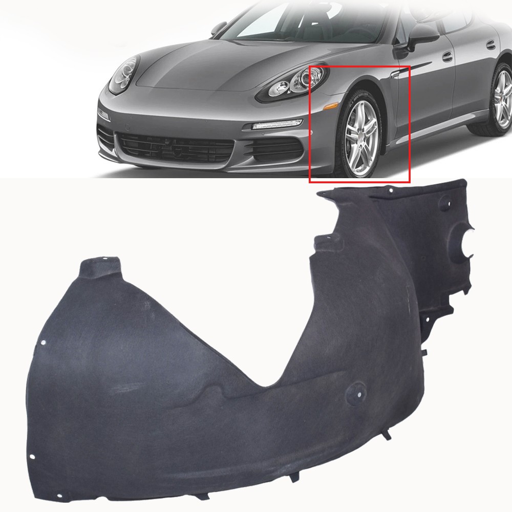 For 2010 2011 -2016 Porsche Panamera Front Left Side Fender Liner Wheel Cover