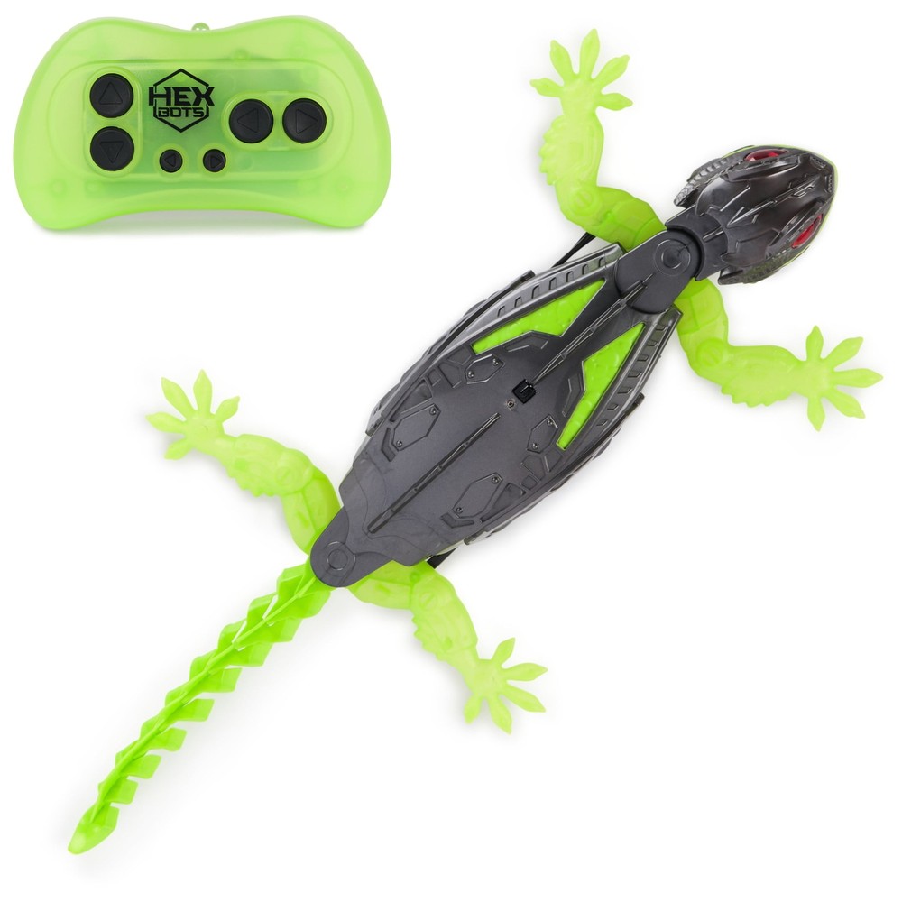 HEX BOTS Wallcrawler Gecko, Remote Control Robot Toy for Kids
