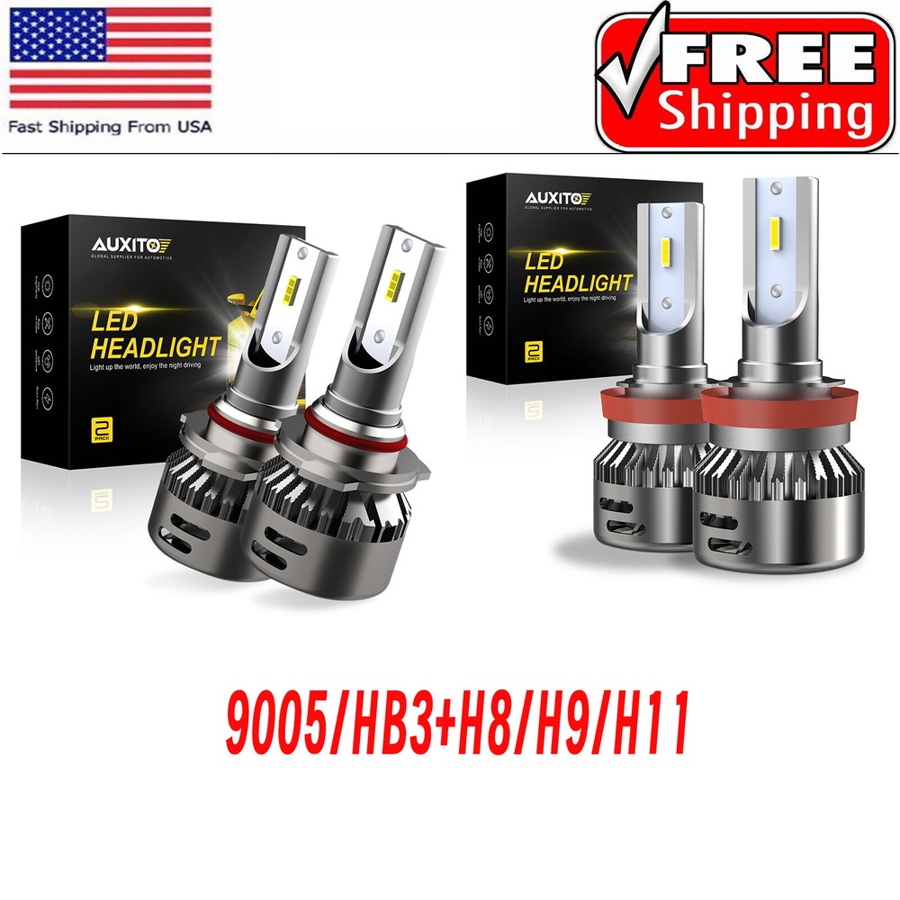 For 2007-2014 Toyota Camry LED Headlights Bulbs Kit High/low + Beam Fog Light US