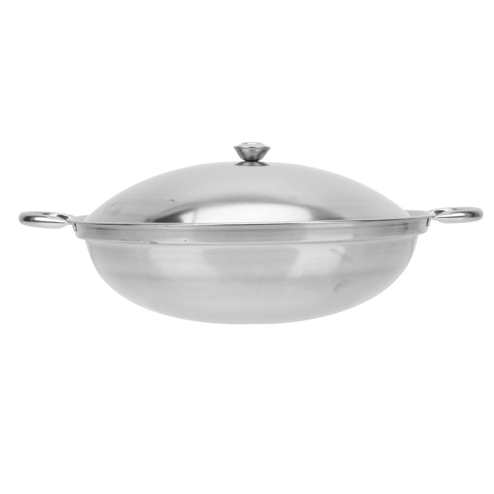 Stainless Steel Bar Pot with Double Ears for Travel Anti Overflow Hot Cookware  