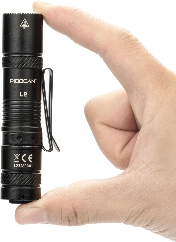 1200 Lumens Rechargeable AA Pocket Flashlight High 4 EDC Light