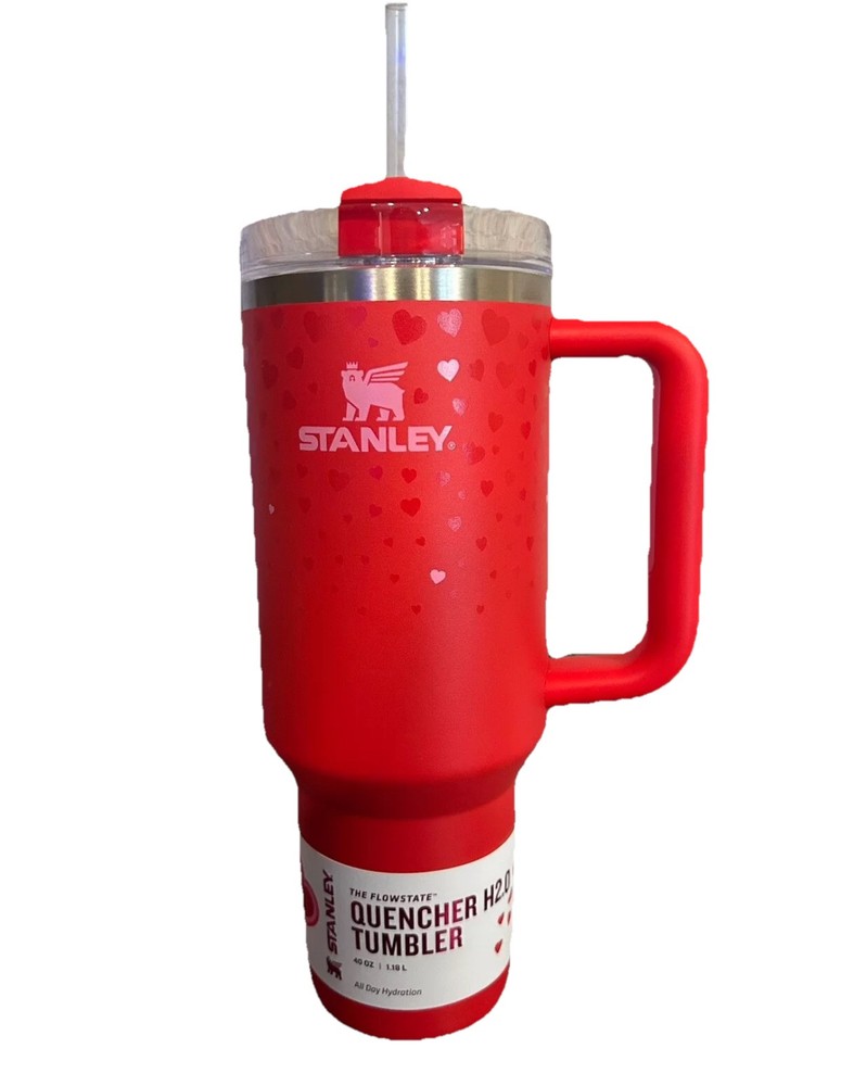 Stanley 40oz Sweet Hearts Tumbler Red Ruby Valentine’s Day 2025 Target Exclusive