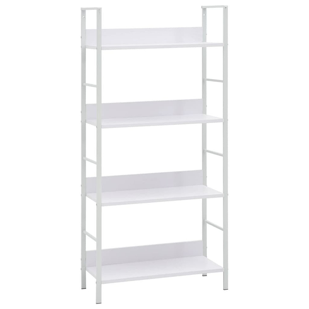 White Engineered Wood Medium Shelf Cabinet for Books